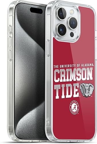 Miniatura 265 de Head Case Designs Funda de gel con logotipo oficial de la Universidad de Alabama UA [protección de grado militar] compatible con Apple iPhone 11