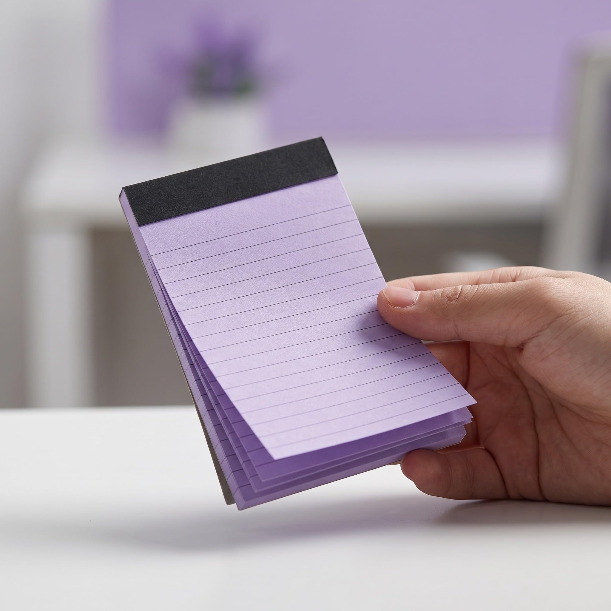 Veemoon Bloc de notas compacto con renglones, tamaño A7, con renglones | Cuaderno planificador para escribir, tomar notas, diario de viaje, papelería para oficina, escuela, negocios y viajes