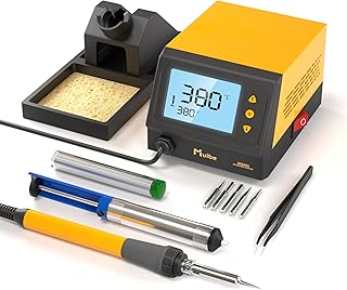 JK968S 90W Soldering Iron Station,Digital Soldering Station with Precise Heat Control (356°F to 896°F), Sleep Mode,Temperature Calibration, Soldering Kit for electronics and DIY