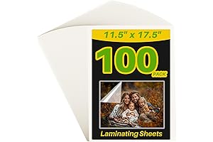 Calenzana 100 Pack 11.5 x 17.5'' Laminating Sheets