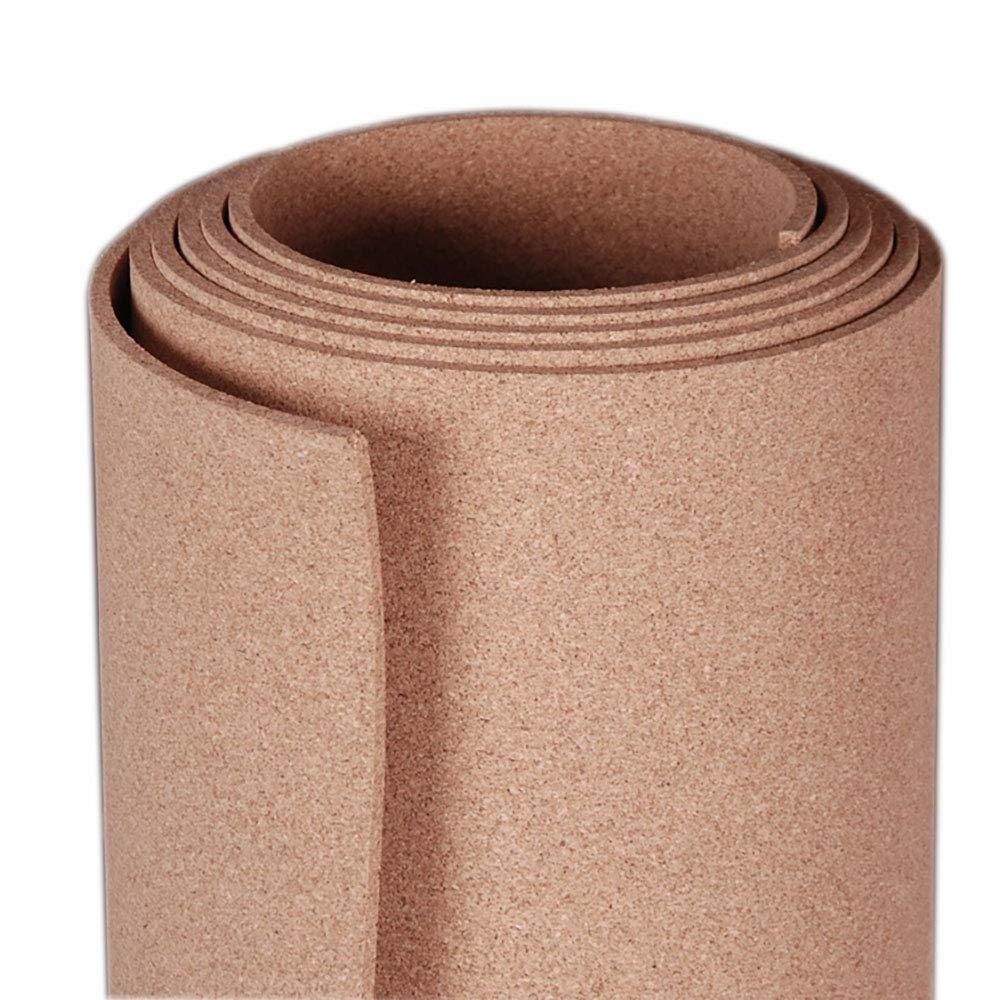 Manton Cork Premium Cork Roll - 3' x 12' x 1/4", 100% Natural Facing Grade Material for Bulletin Boards, Decorative Photo and Message Push Pin Displays - Perfect for Home, School, and Office