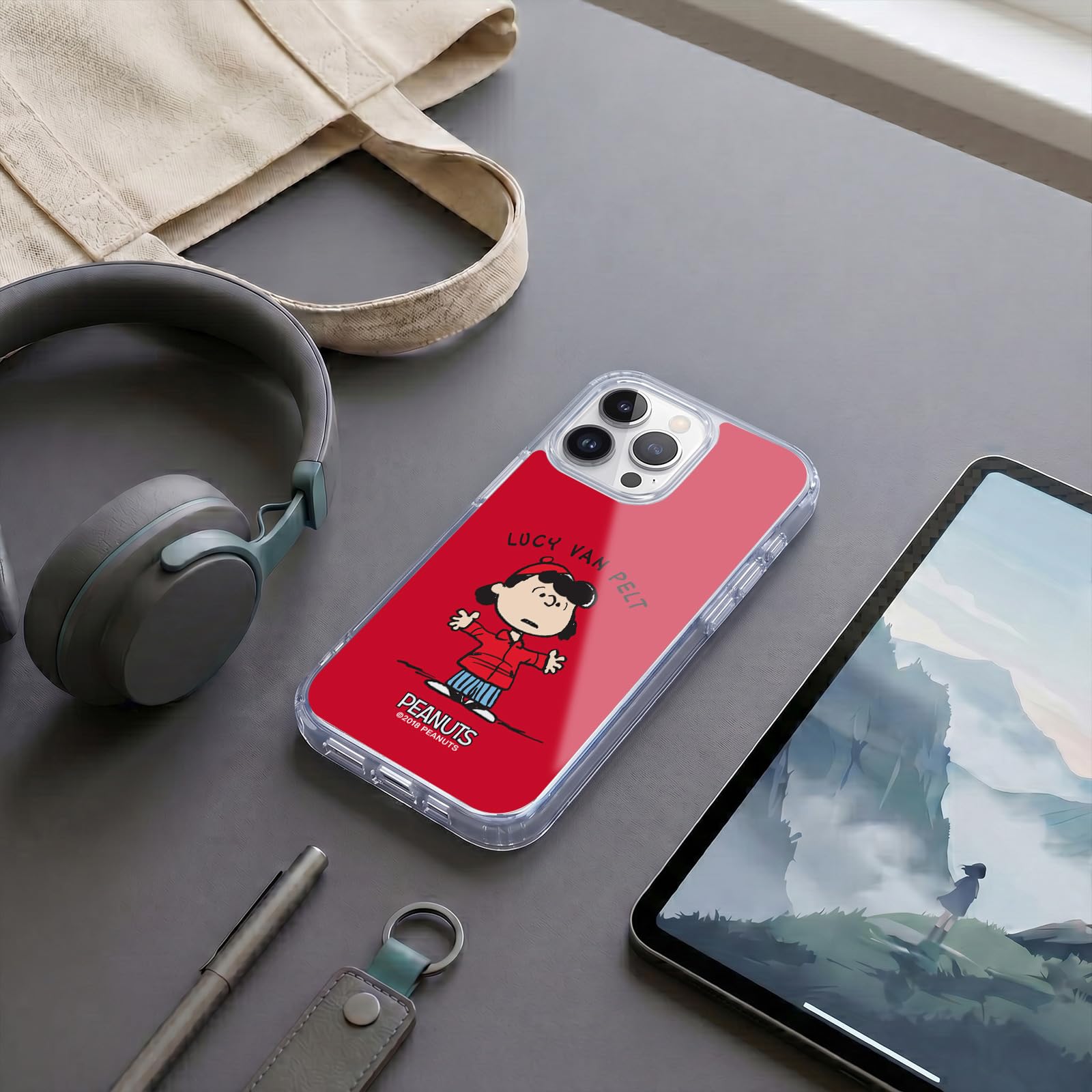 Head Case Designs Licenza Ufficiale Peanuts Lucy Van Pelt Personaggi Custodia in Gel [Protezione di Grado Militare] Compatibile con Apple iPhone 15 PRO Max E Compatibile con MagSafe