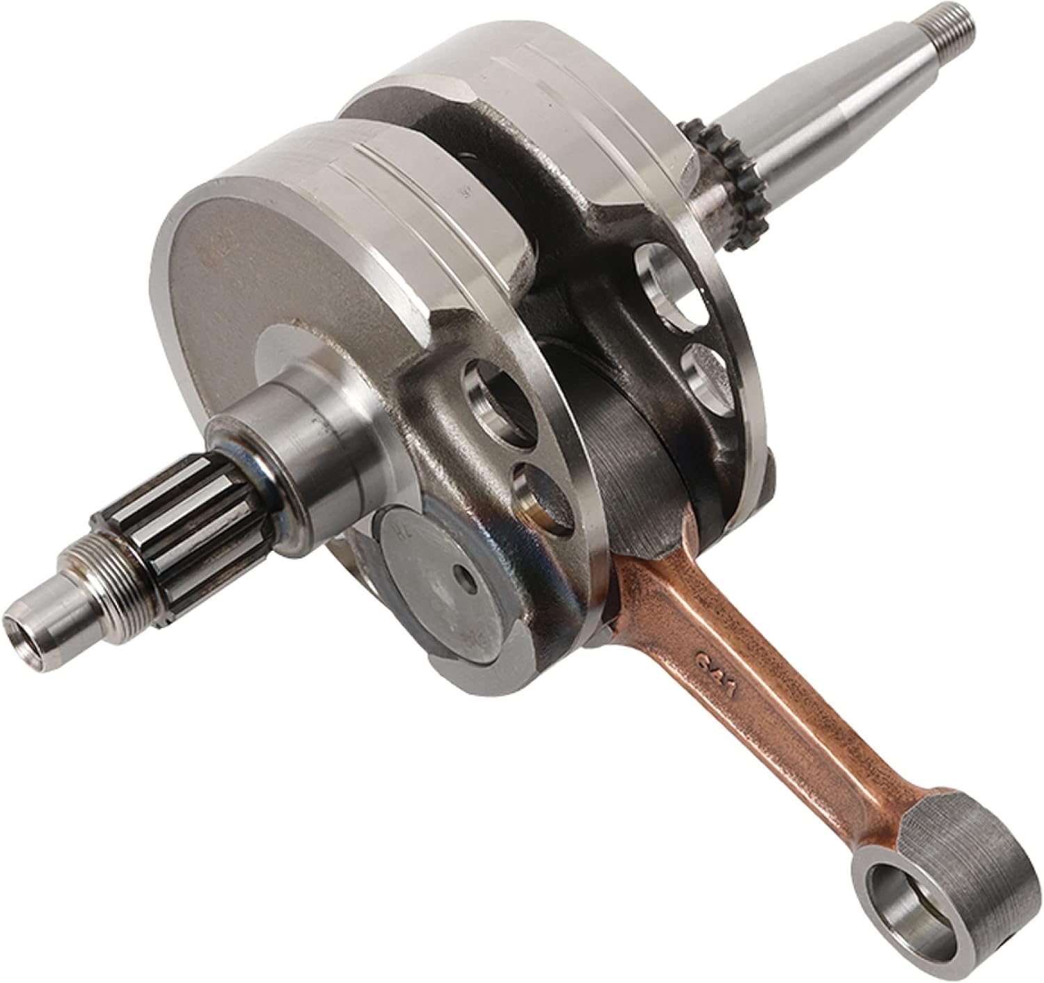 Hot Rods New Stroker Crankshaft for Yamaha YFZ 450 04 05 06 07 08 09 12 13 4173, Silver