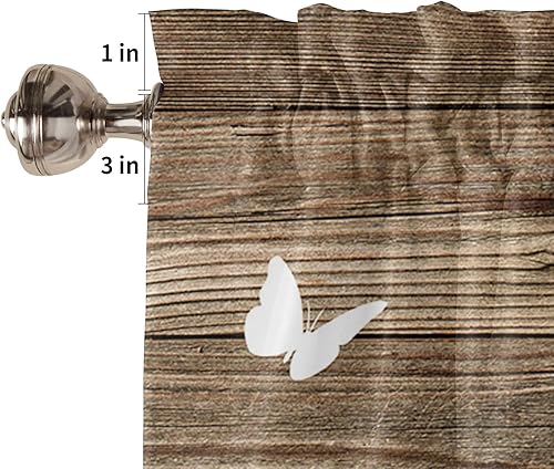 Miniatura 4 de Cenefas de girasol para baño, Faith Makes All Things Possible - Citas inspiradoras de girasol, de madera rústica, con bolsillo para barra,