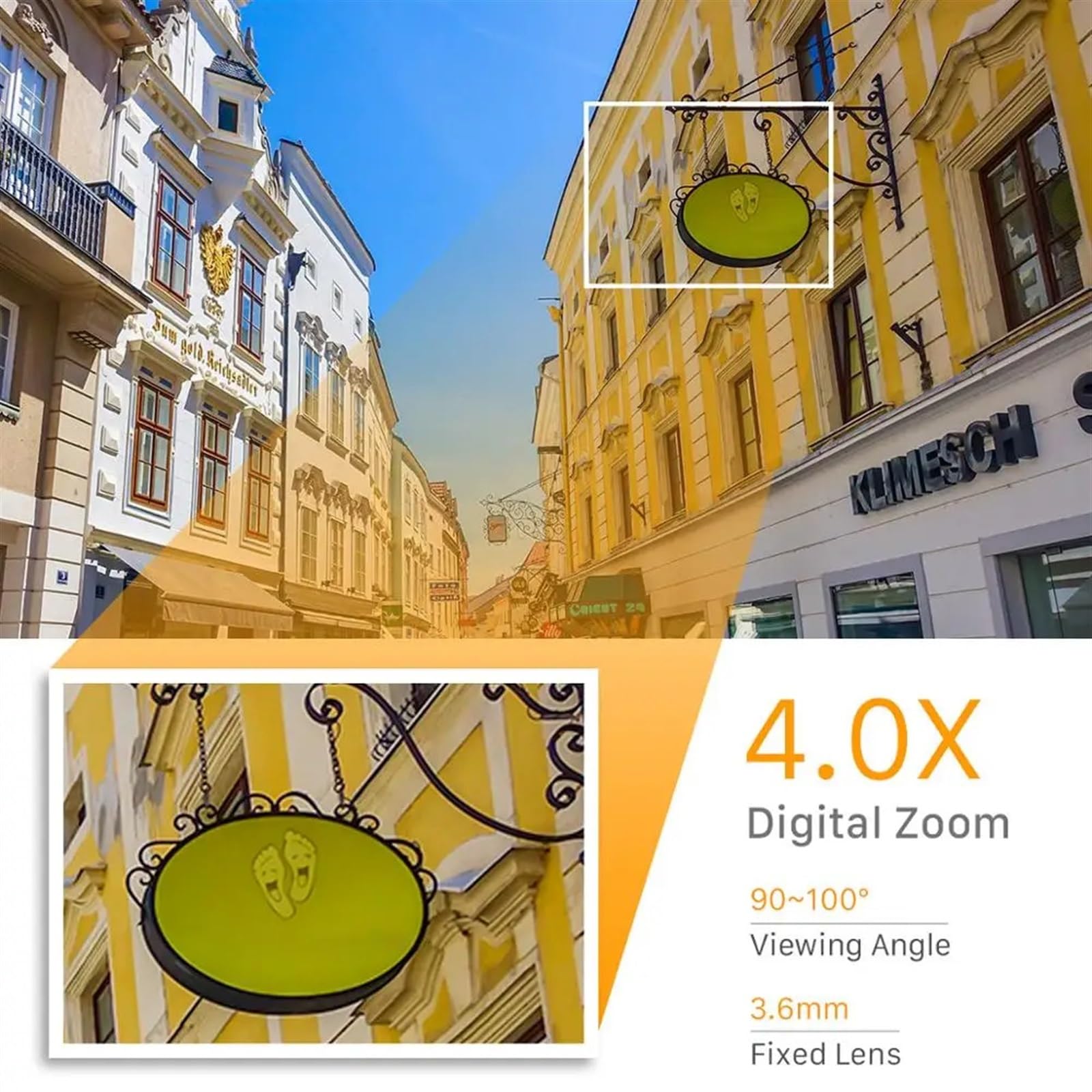 Kamera bezpieczeństwa, Kamera IP 4MP zewnętrzna kamera bezpieczeństwa 1080P HD automatyczne śledzenie sieci bezprzewodowy nadzór noktowizyjna kamera(4MP Add 32GB Card)