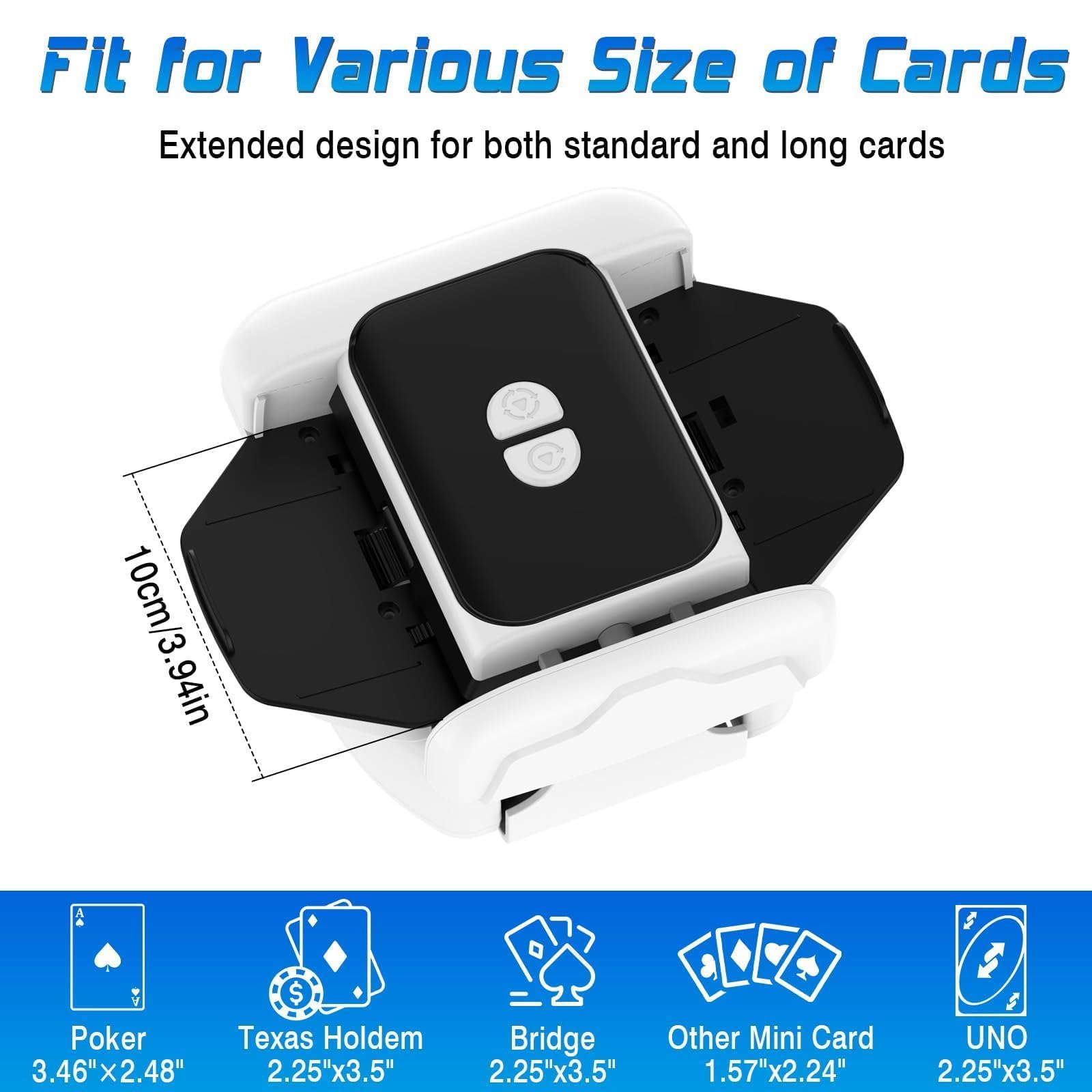 Xixter Shuffler automatico di carte per 1-2 mazzi, modalità automatica