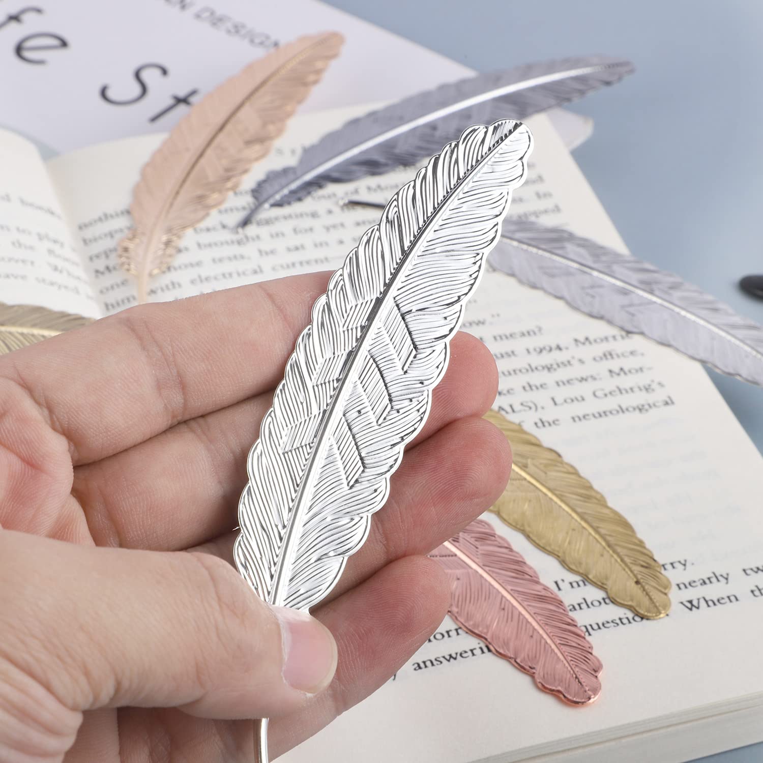 Marque-page Dragon Phosphorescent - Plume Métal Rétro Pour Lecteurs Passionnés