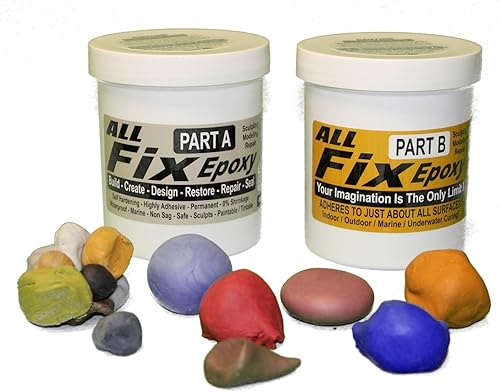 Miniatura 2 de All-Fix epoxi masilla 3libra UnitJuego de 2PintaUnderwater epoxiTodos Fix by Cir-Cut CorporationEl All Purpose Epoxy Repair materialHomeDiseñoArts &