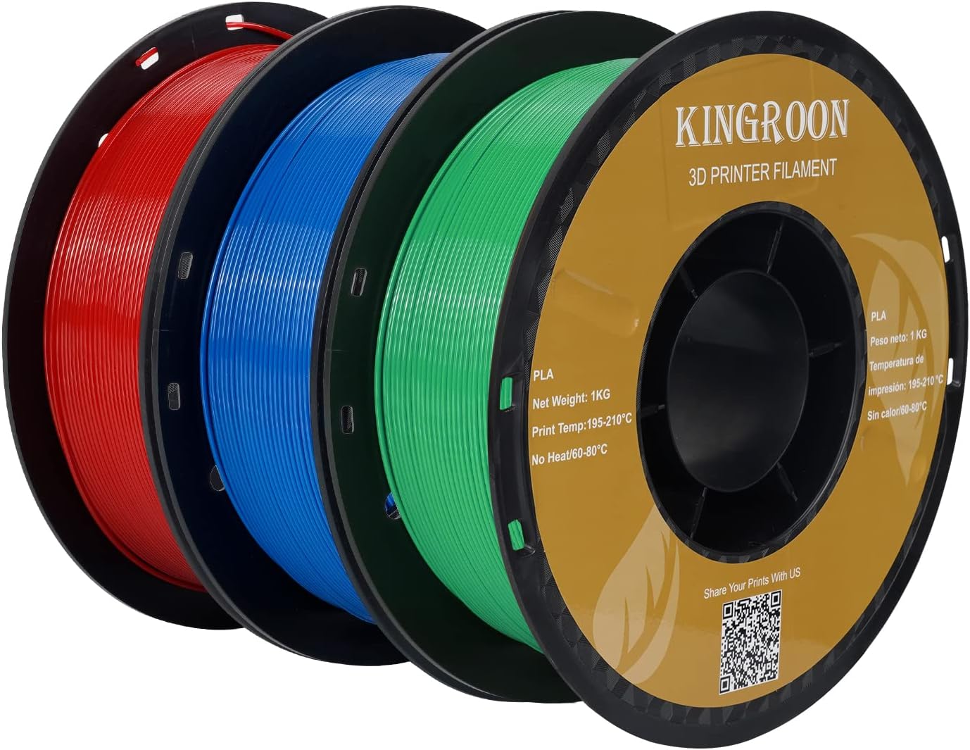 Kingroon PLA 3D Printer Filament, Dimensional Accuracy