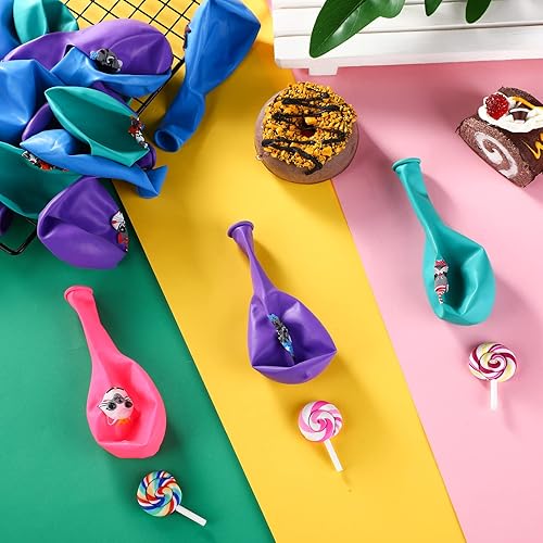 Miniatura 3 de 40 globos de látex para fiesta de cumpleaños de gatos, lindos globos con estampado de gatitos de dibujos animados, decoraciones de fiesta de gato,