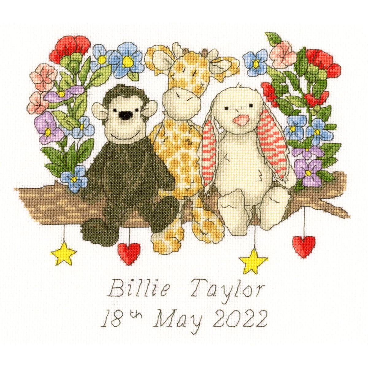 Bothy Threads Cross Stitch Kit - Sweet Friendships
