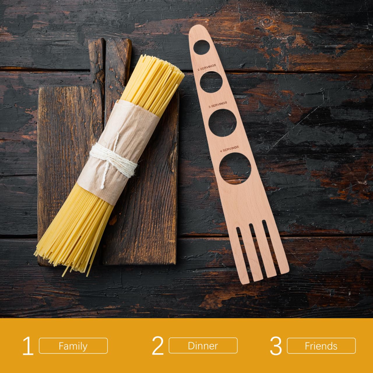 Ciieeo Medidor De Espagueti Con 4 Orificios Para Control De Porciones Preciso Utensilio Compacto Para Cocina Y Hogar Fácil De Usar