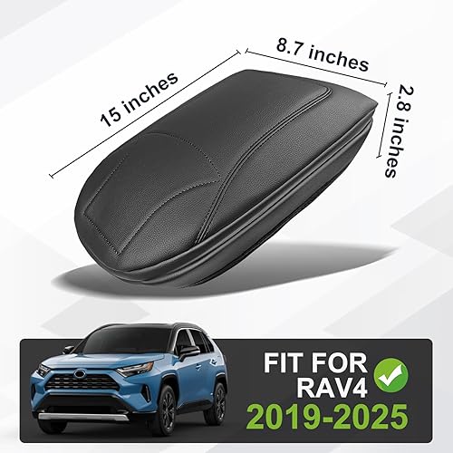 Miniatura 23 de Muslogy Funda de consola central compatible con Honda Pilot 2023 2024 2025, 2024 2025 2026 Ridgeline/Passport Accesorios para apoyabrazos, tapa
