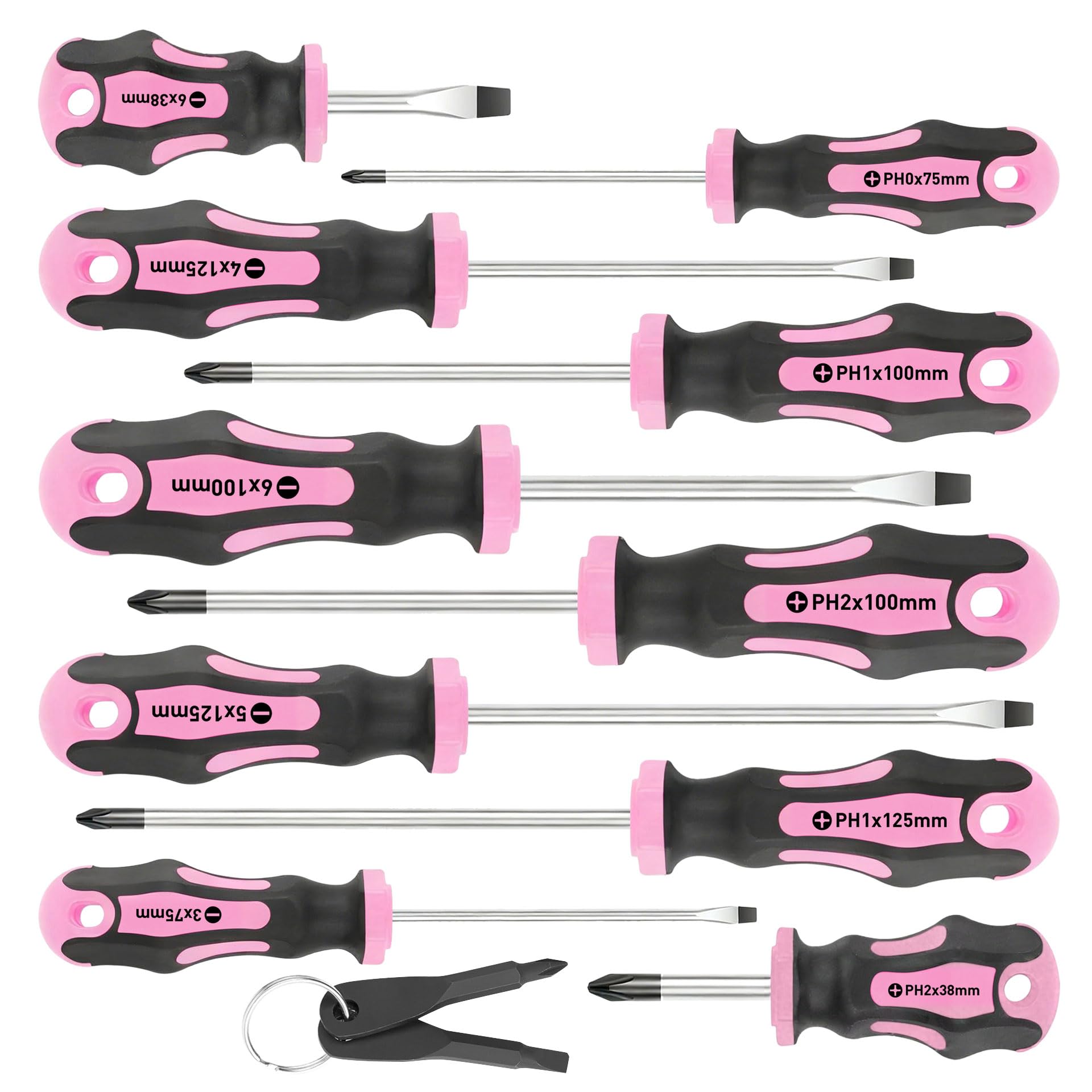 Kalttoy A 12 Piece Ttractive Driver Set Permanent Search Engine Speed Steel Handle For Home Factory Workshop Search Engine Speed Steel Wrenches