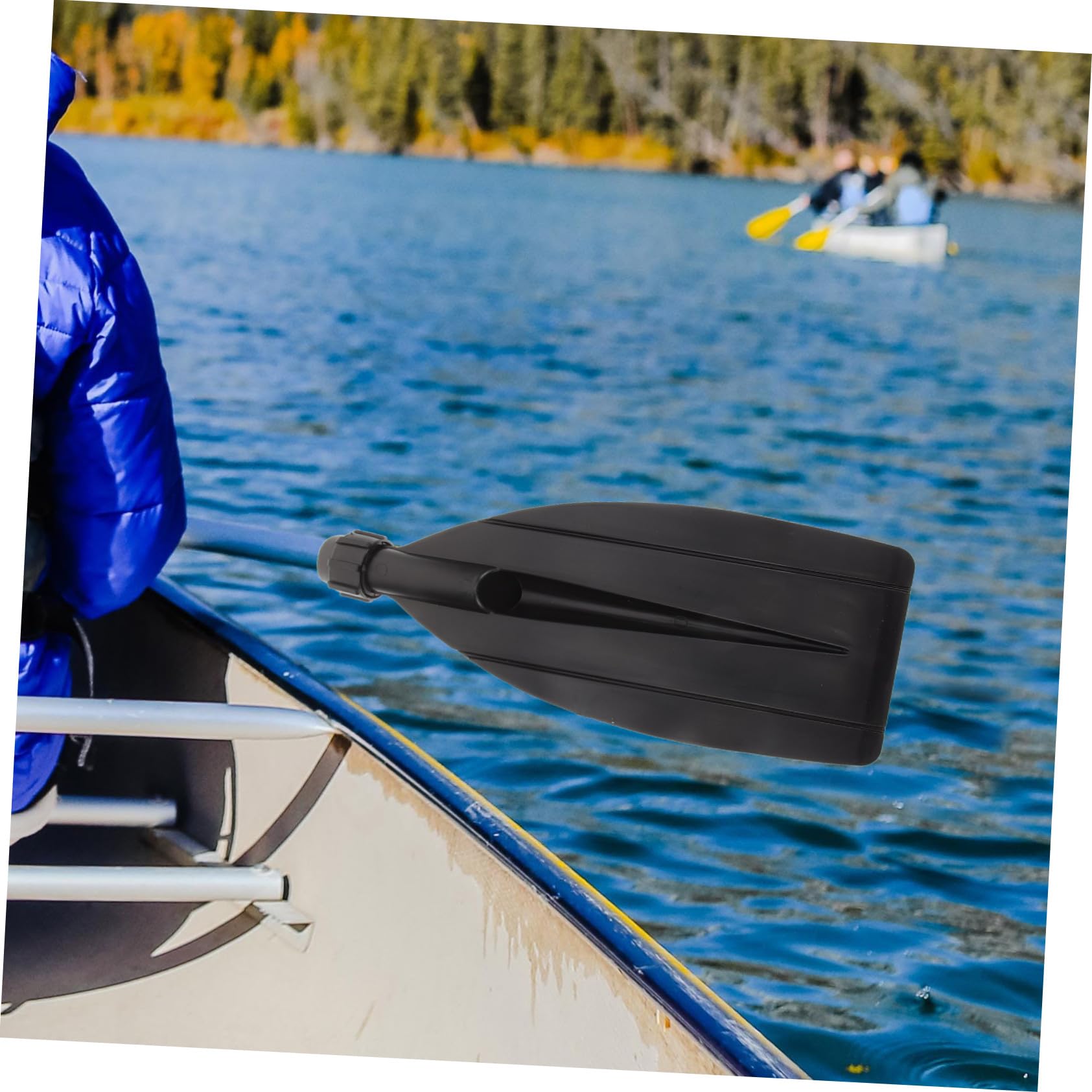 Sosoport Board-Paddel Ersatz tragbar hoch Welle Leicht paddeln Griffe Surfpaddel Kajakpaddel aus Kunststoff Kunststoffklinge Kajakklinge Paddel für Wassersport Plastik Black