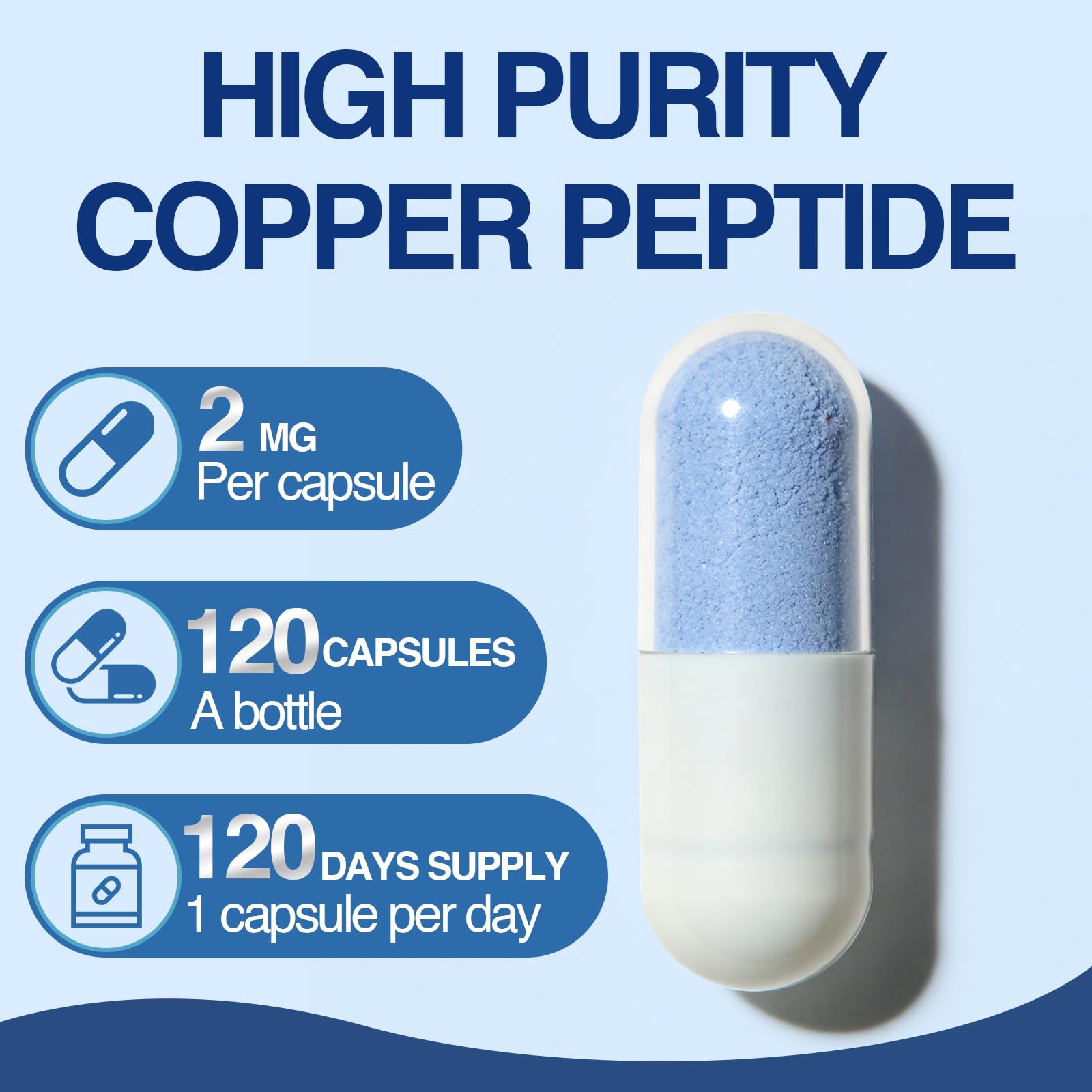 ghk cu 2mg daily Amazon.com: Trawecual GHK-Cu Peptide – High-Purity GHK-Cu with Liposomal  Delivery for Hair & Skin Support – 120 Caps. : Health & Household