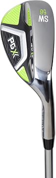 Pinemeadow Golf PGX Wedge, Right Hand, Steel, Regular, 60-Degree, Black
