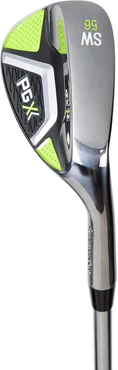 Pinemeadow Golf PGX Wedge, Right Hand, Steel, Regular, 60-Degree, Black