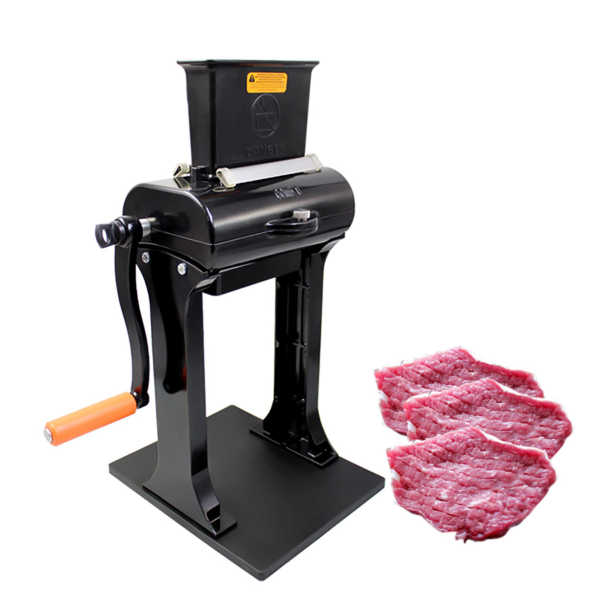 Batticarne manuale - Batticarne professionale per manzo, pollo, maiale, pesce - Macchina manuale per intenerimento della carne