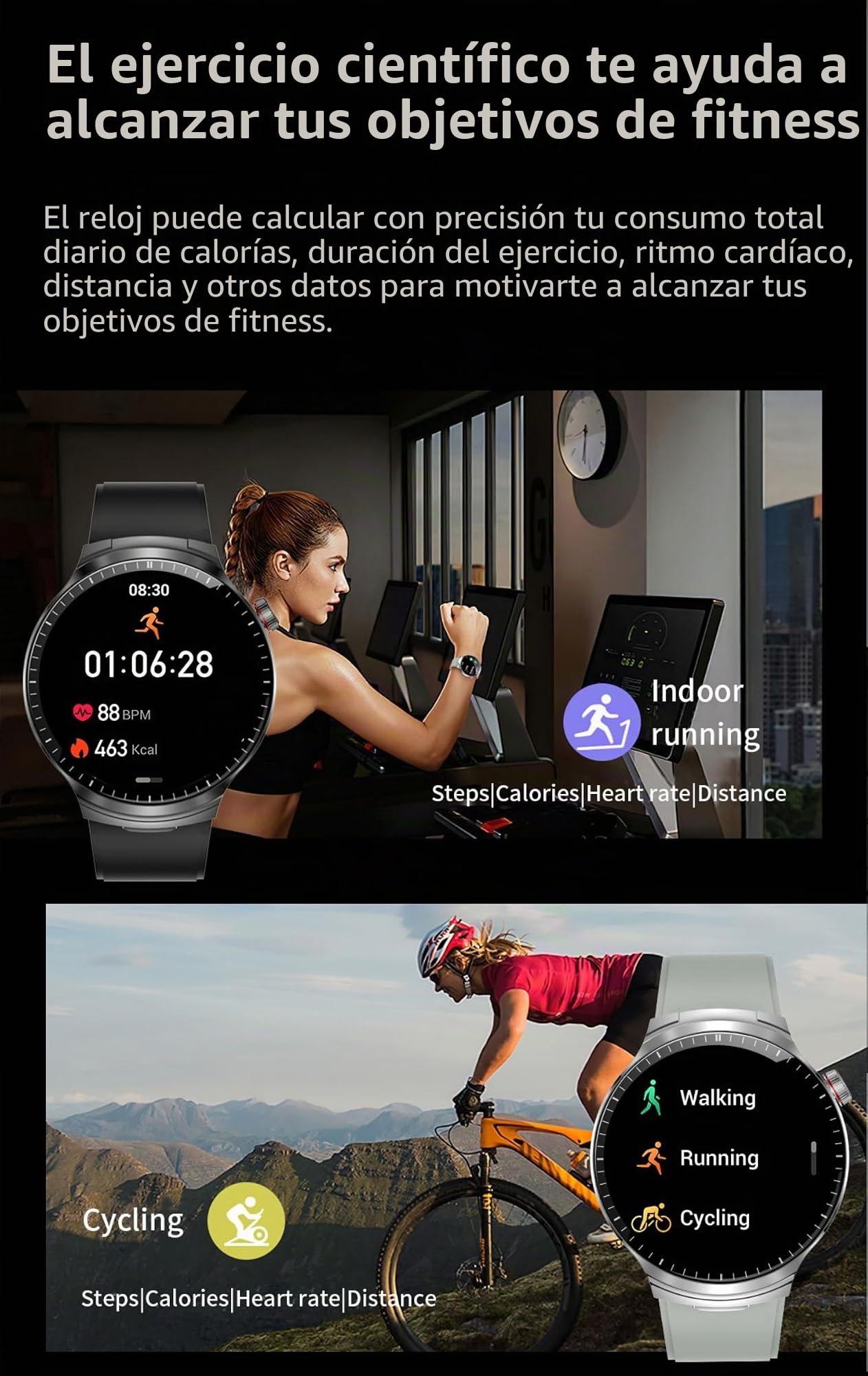 AIEK Reloj inteligente con auriculares, hacer llamadas/respuestas, monitor de sueño de frecuencia cardíaca, Siri más de 100 modos deportivos, reloj de fitness de 1.85 pulgadas para hombres y mujeres