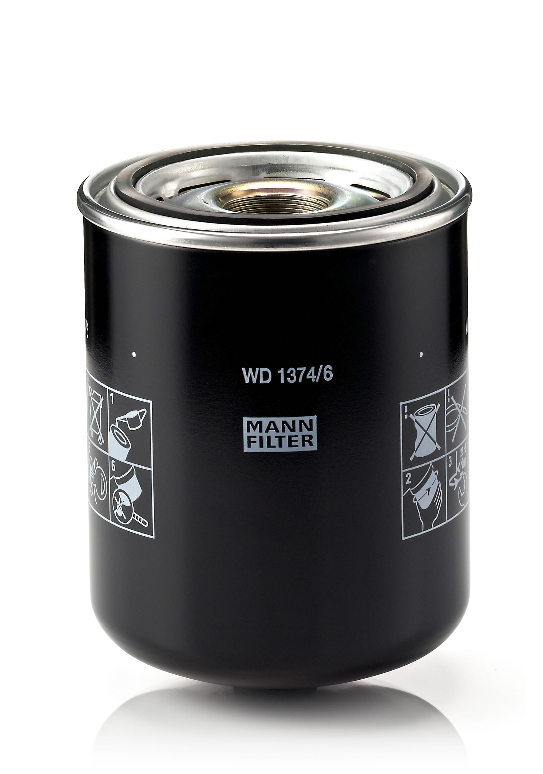 MANN-FILTER WD 1374/6 Filtro dell'olio Sistema idraulico - per Applicazioni fuori strada