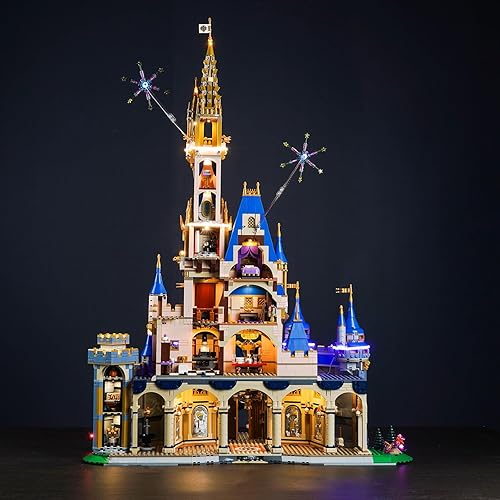 Miniatura 6 de Kit de luces LED para Lego Disney Castle, versión mejorada de control de luz, juego de iluminación creativo, accesorios compatibles con Lego con