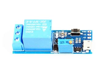 Time Switches Module Trigger Delay Relay Module Delay On Delay Switch Wide Voltage 5V-30V Power Supply Pack of 2