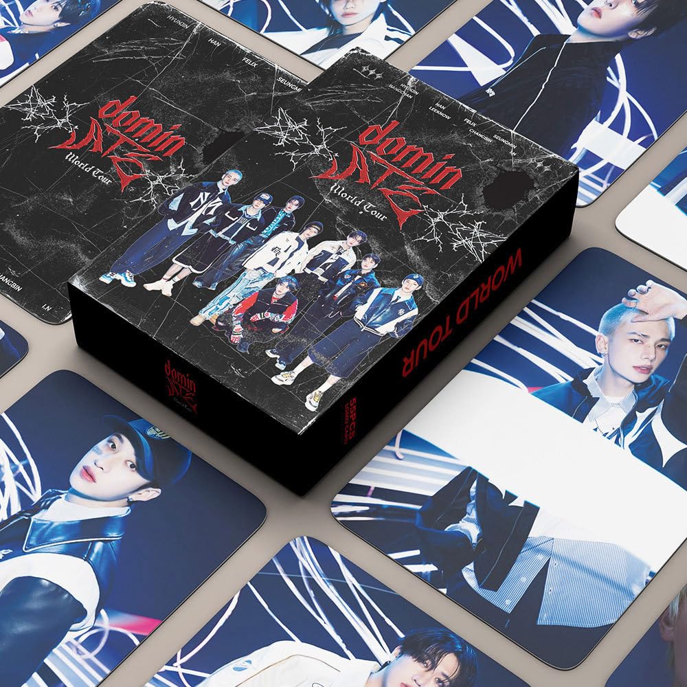 Stray Kids Lomo, 55 sztuk kart Kpop Stray Kids Photocard, nowy album Card, StrayKids Karty Kpop StrayKids, karty fotograficzne, must-have dla fanów K-pop
