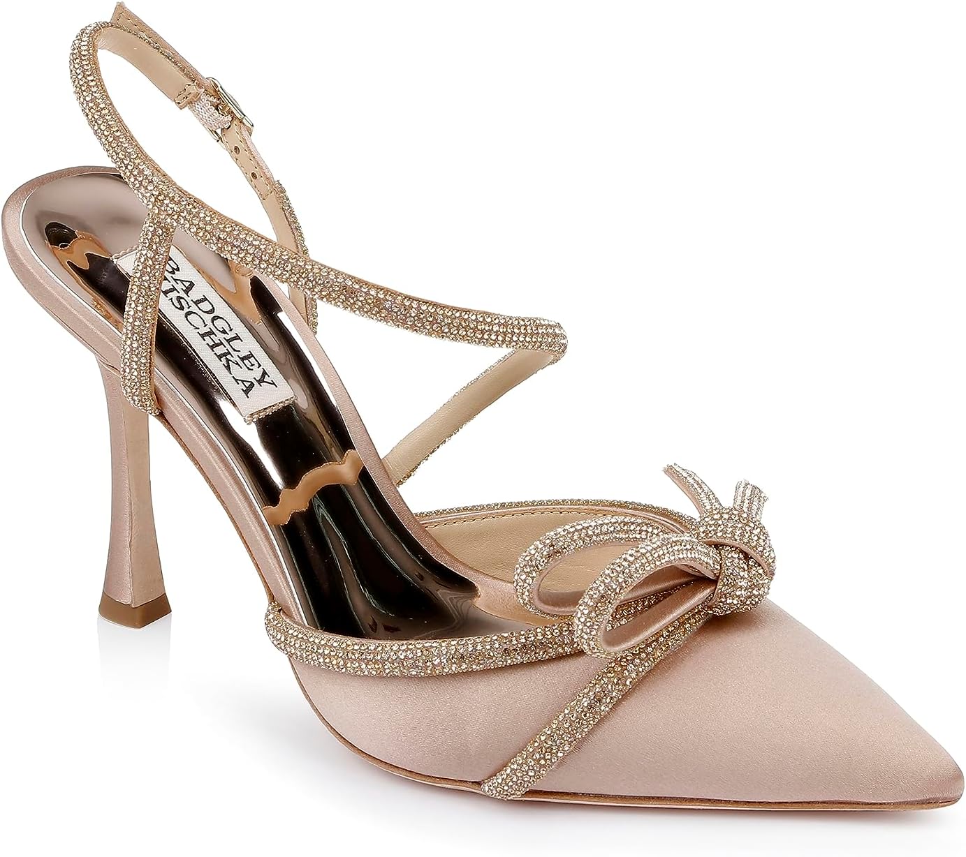 Badgley Mischka Women's Elaine Pump, Warm Nude, 7