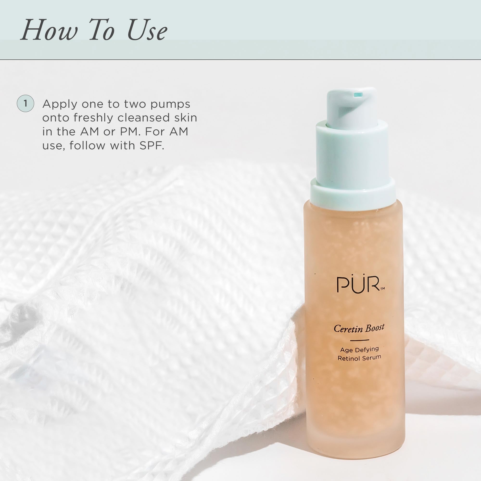 PÜR MINERALS Ceretin Boost Age Defying Retinol Serum, 1 oz