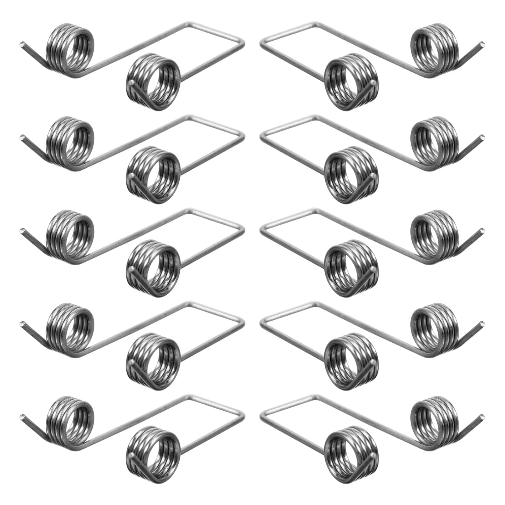 HOLIDYOYO Garbage Can Torsional Spring 6pcs Stainless Steel Material Easy Install for Trash Can Bucket Lid