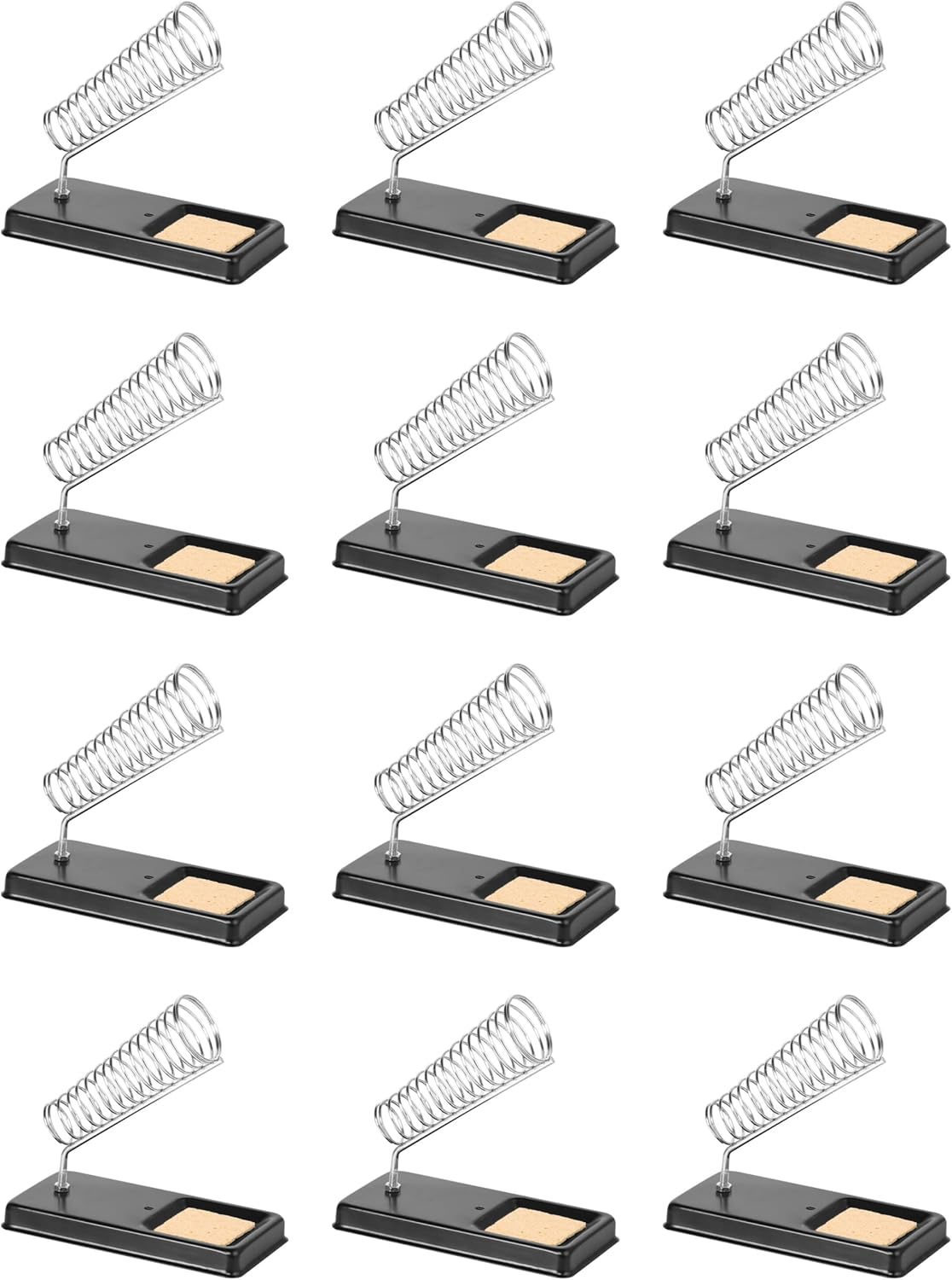 Metal Square Soldering Iron Stand,Type A Soldering Iron Holder,Welding Tool Accessory Kit for Soldering Stations (20 PACK)