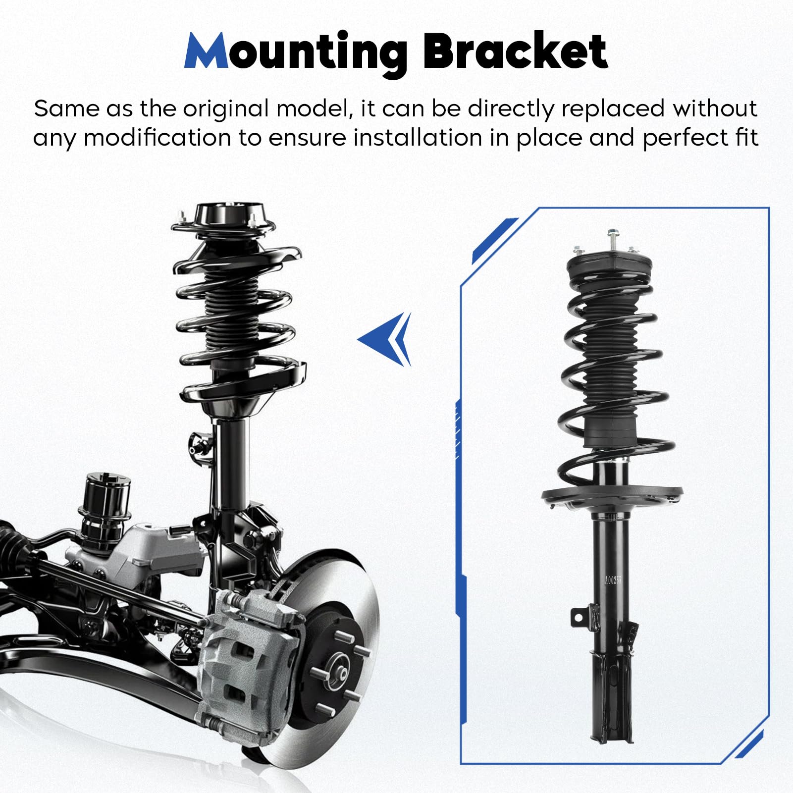 Front and Rear Complete Struts Assembly Shock Absorber w