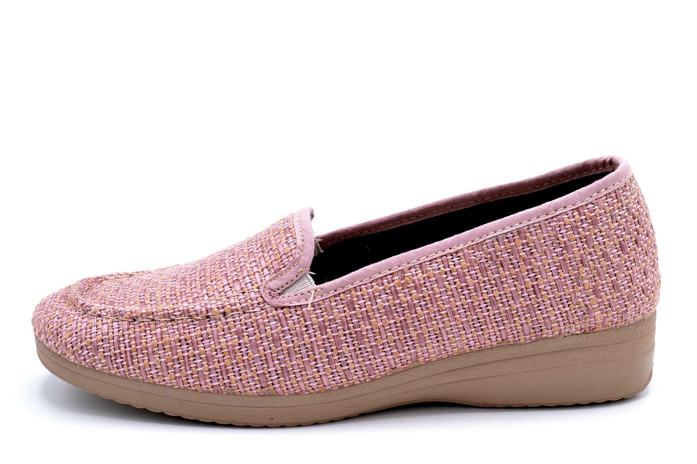 Zapatilla Mocasín de Rafia para Mujer – Cómodos, Ligeros y Elegantes con Suela de Caucho Antideslizante – Hechos en España