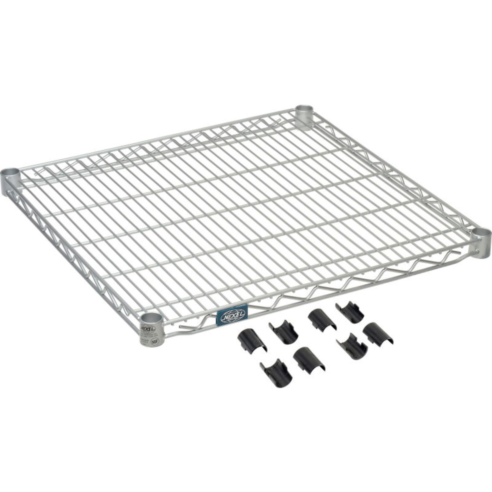 Nexel Additional Wire Shelf for Wire Shelving Units, 600-800 lb Capacity, 24