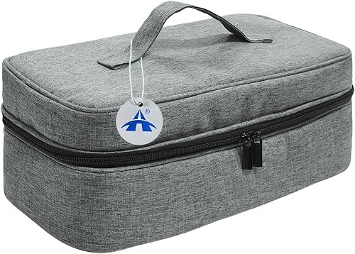 ALANES Travel Hair Dryer Organizer Bag for Hair Styling Tools with Hook