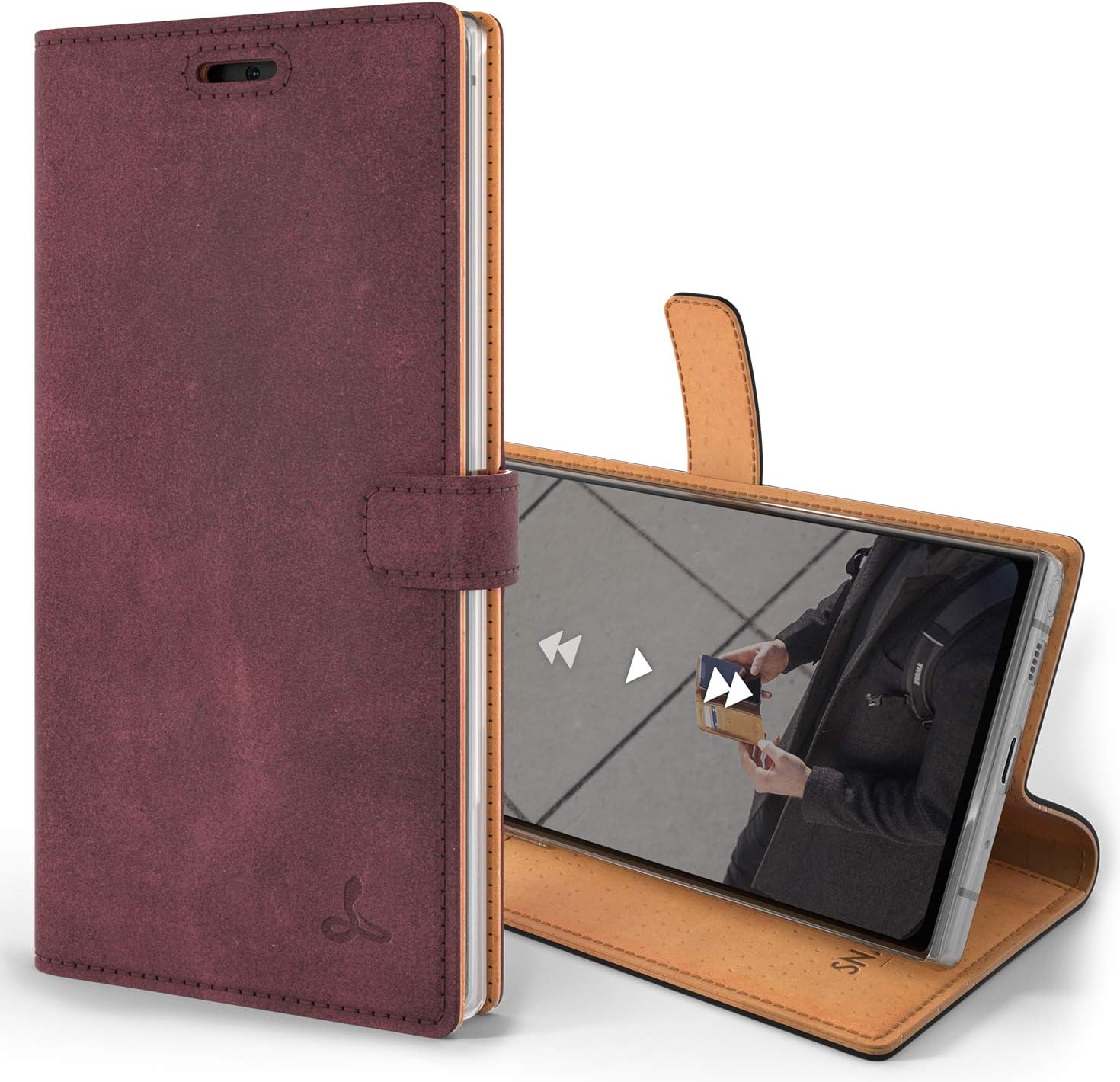 Bеѕt Dеаl Prоduсt Snakehive Vintage Wallet for Samsung Galaxy Note 10 Plus  Real Leather Wallet Phone Case 