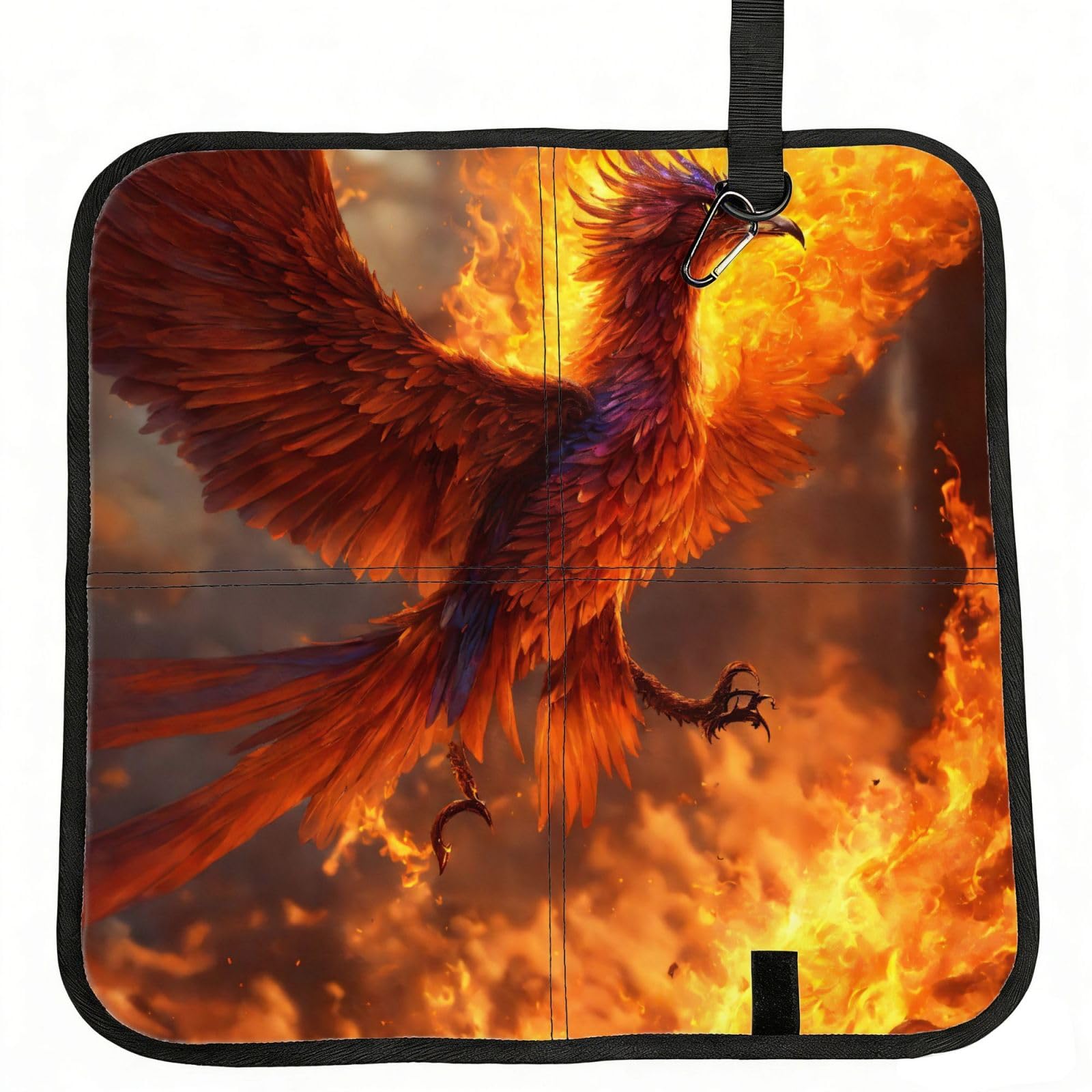 PPHGUT Phoenix Print Foldable Seat Cushion Waterproof Portable Chair Pad Travel Outdoor Picnic Camping