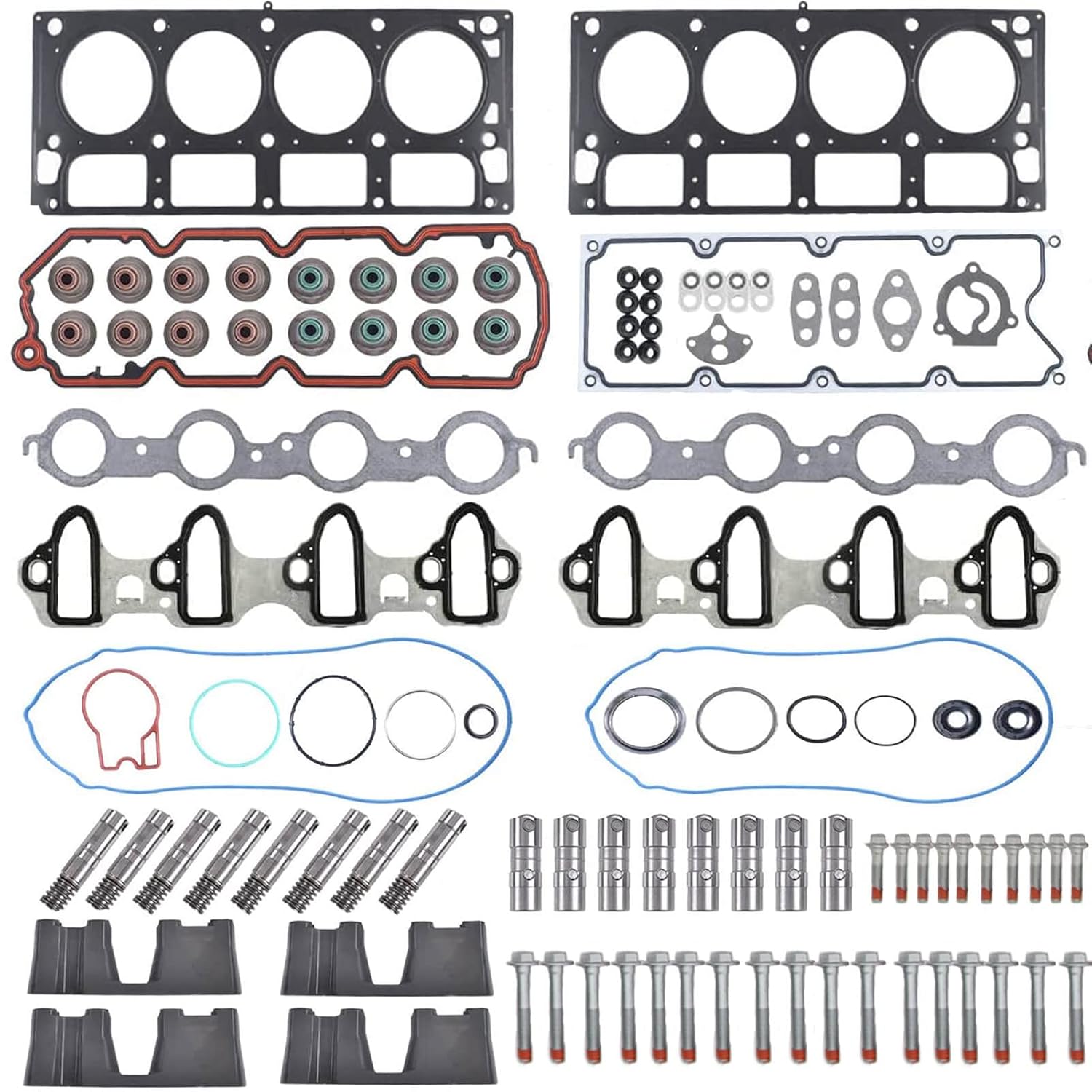 5.3L AFM Lifter Replacement Kit Head Gasket Set Head Bolts