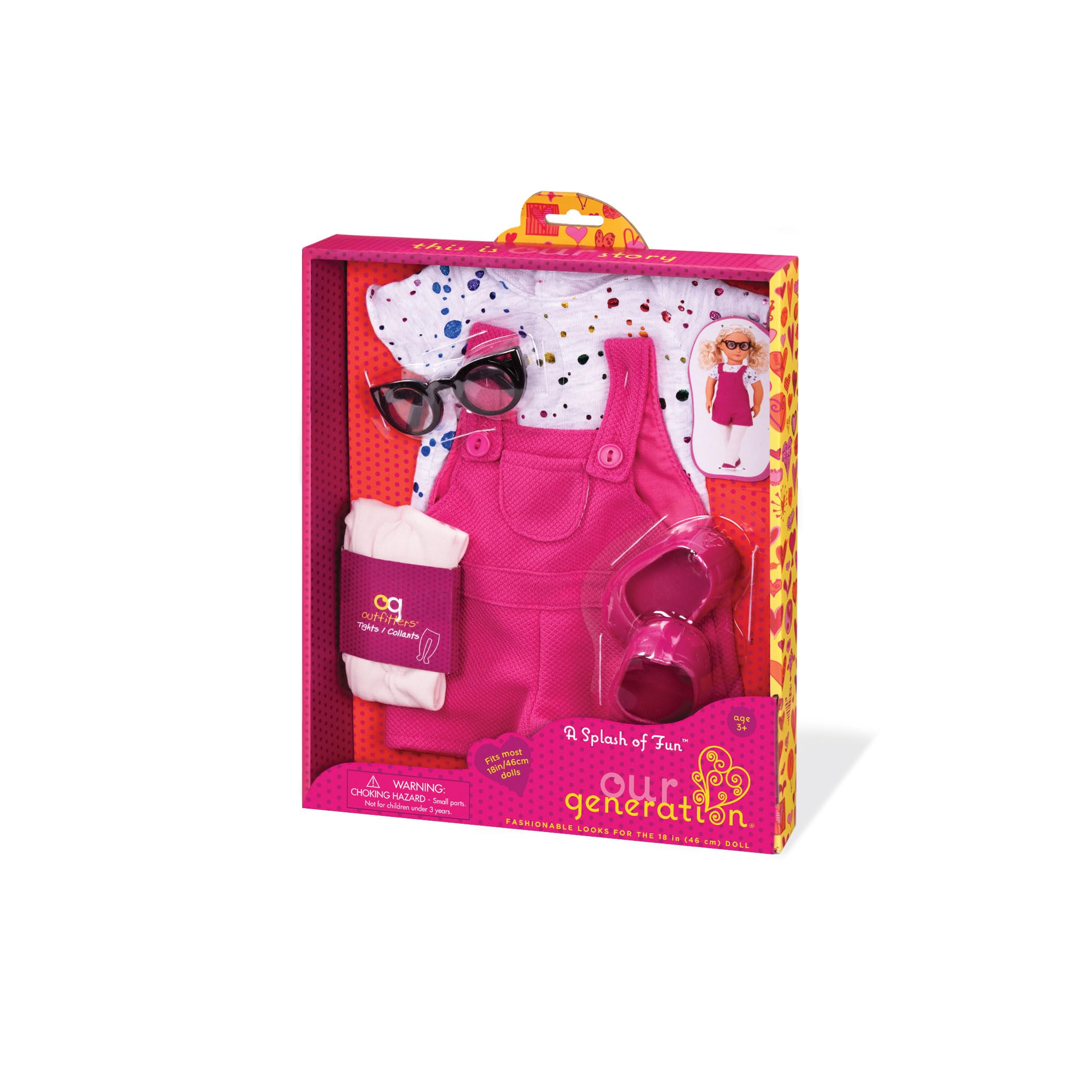 Our Generation - Alexa - Bambola Ballerina da 46 cm - Capelli biondi e occhi verdi - Abito da ballo - Gioco di finzione - Giocattolo per bambini dai 3 anni in su