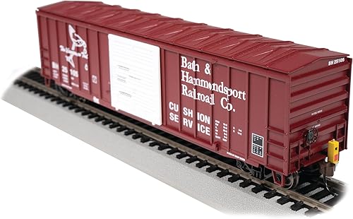 Miniatura 2 de Bachmann Trenes - 50' Exterior Caja de Coche con Dispositivo Intermitente de Extremo del Tren - Bath & HAMMONDSPORT #25105 - Escala HO