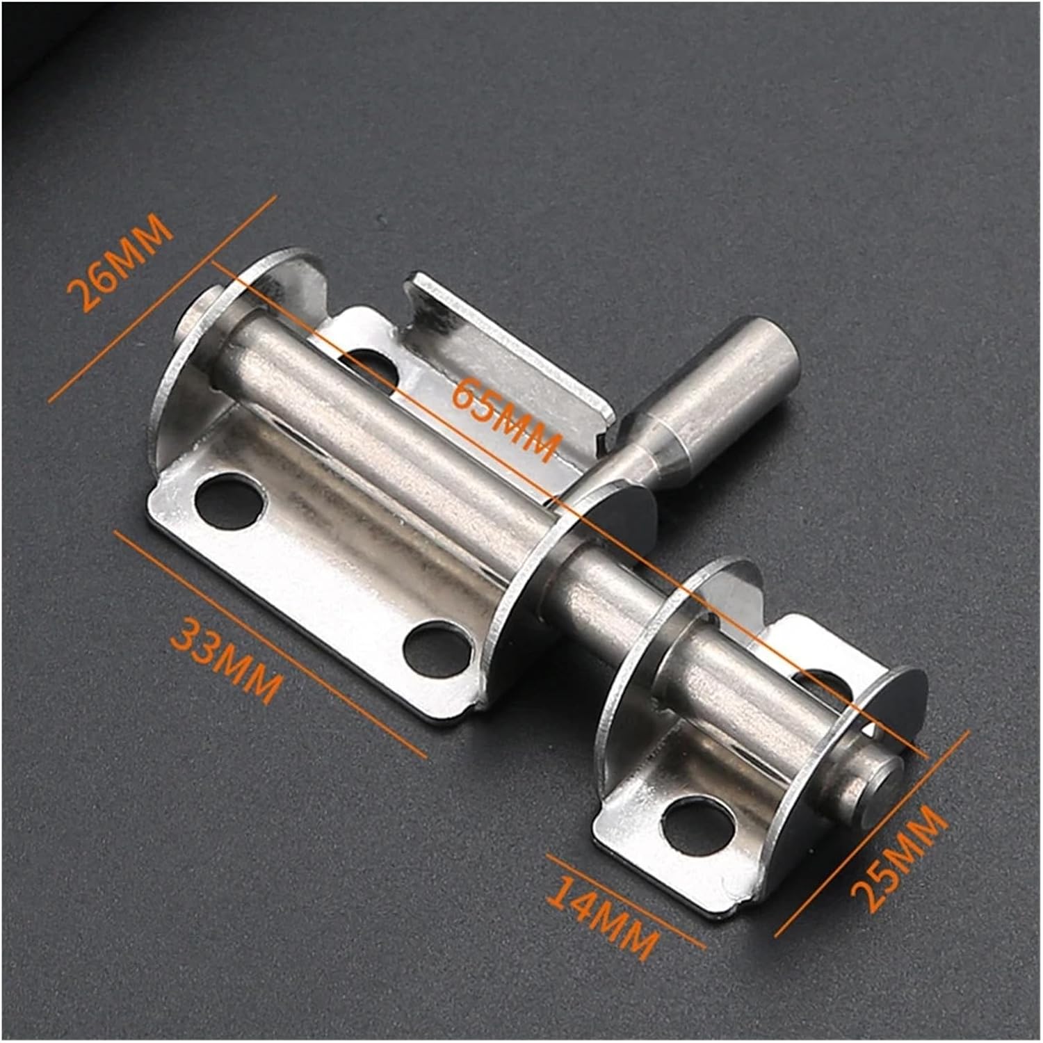 Stainless Steel Door Latch Solid Sliding Bolts Latch Hasp Home Hardware Gate Safety Toilet Door Lock