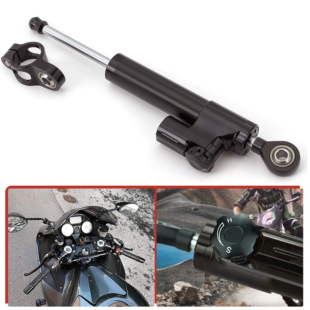 Buy 255mm Universal Motorcycle Steering Damper Stabilizer Safety