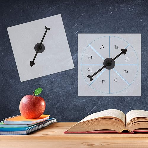 Miniatura 5 de Lohoee 15 piezas de Spinners transparentes de matemáticas con flecha giratoria para juegos de fiesta y enseñanza