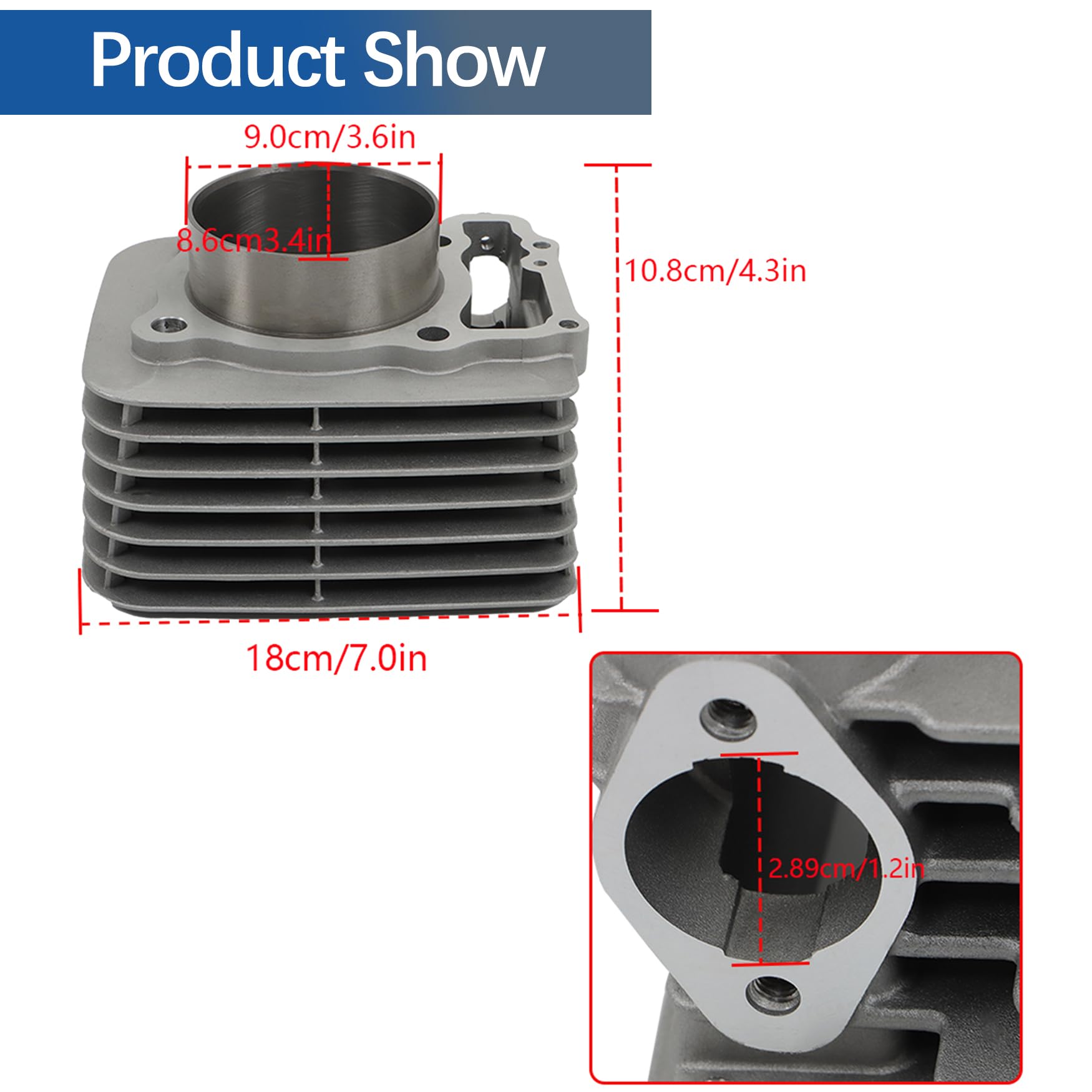 WFLNHB 85mm Piston & Gasket Kit For Honda TRX400EX Sportrax 1999 2008 Complete Engine Rebuild Set 1131483