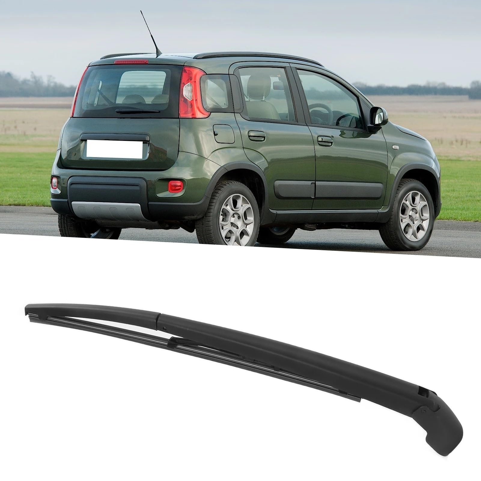 Kit Braccio E Spazzola Tergicristallo Posteriore per Fiat per Panda 169 2003-2012