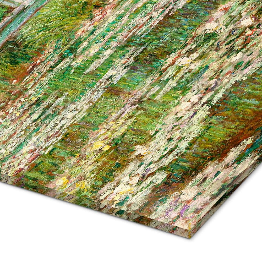 Posterlounge Bridge over the Lily Pond, 1899 Cuadro de metacrilato | 60 x 80 cm de Claude Monet Verde Cuadros Decoración para la pared