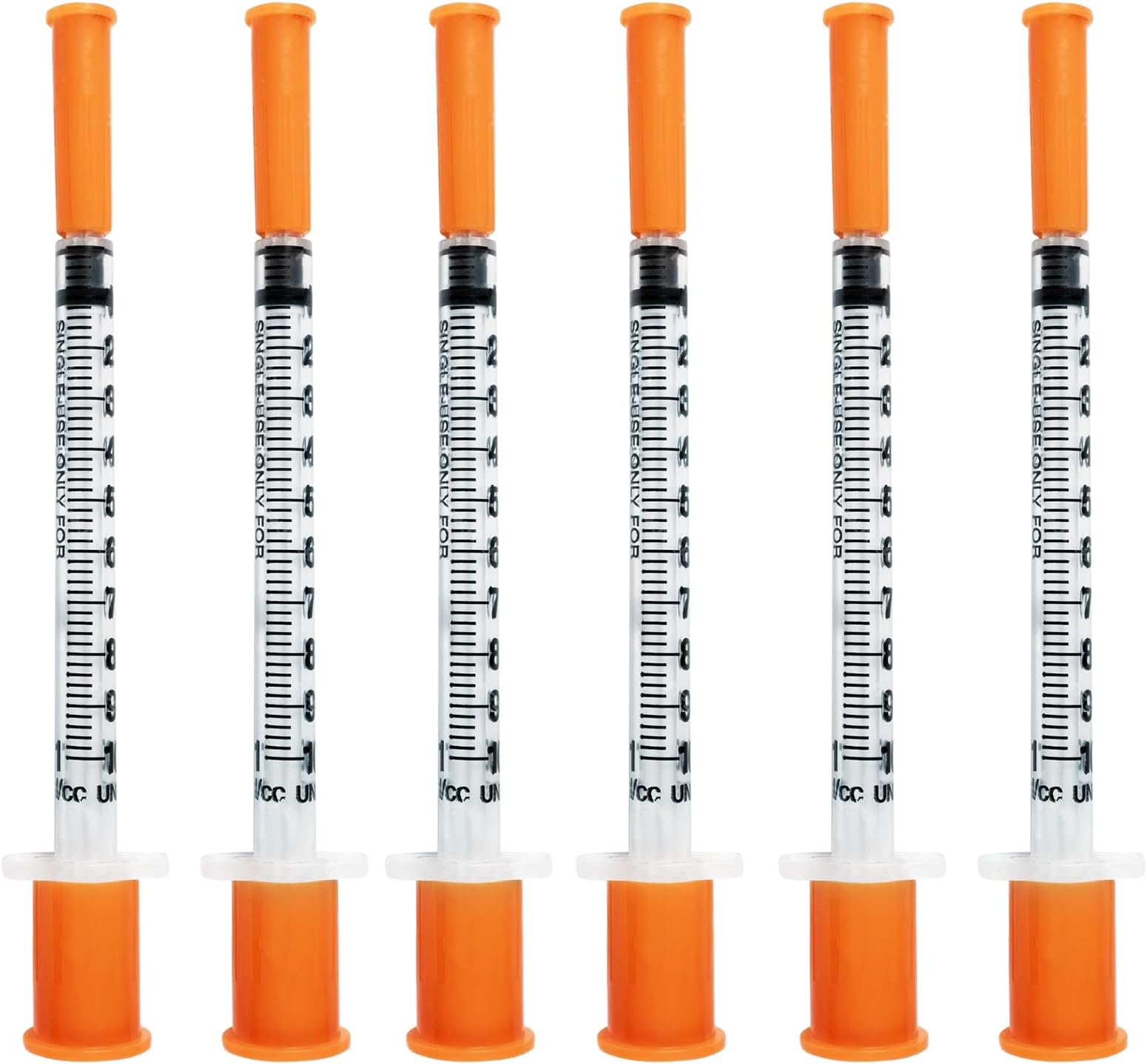Shudyear 50 Pack 1ml 0.3x13mm dispensing measuring tool, Plastic Multiple Uses Measuring Tools, Laboratory accessories, Individually sealed packaging