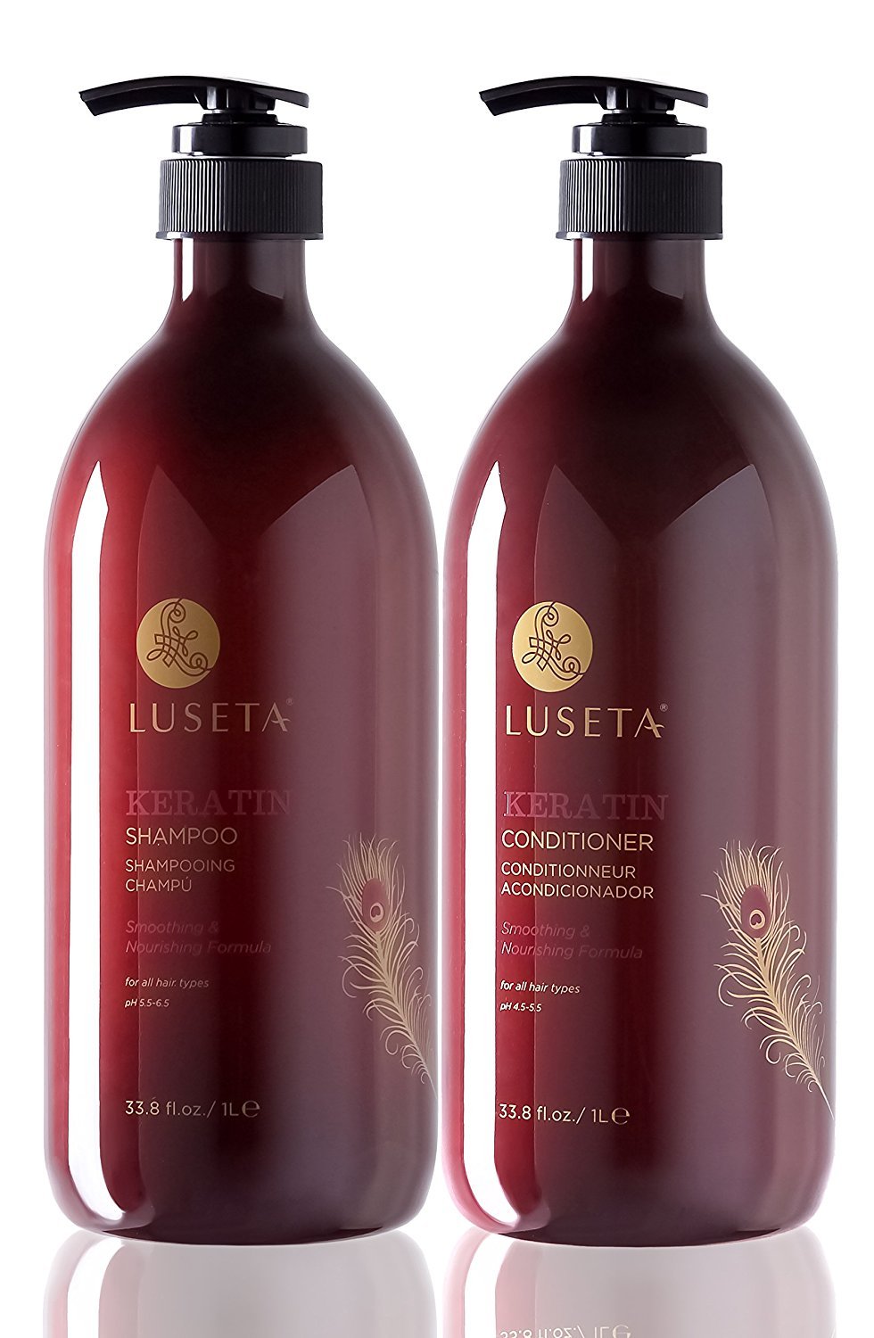 Buy Luseta Keratin Smooth Shampoo & Conditioner Set 2x33oz Online at
