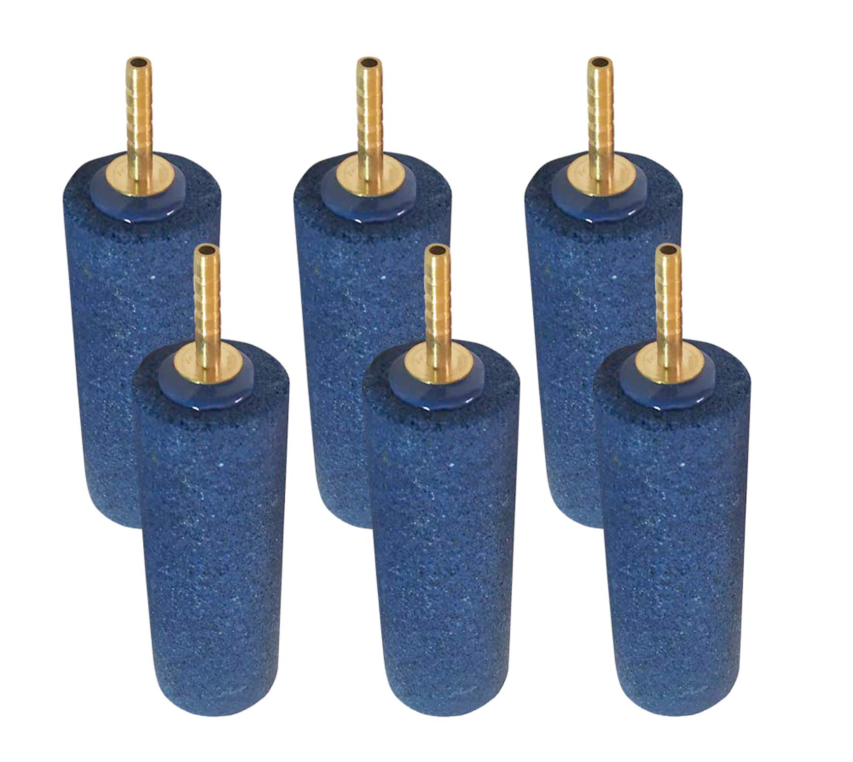 Shiv 4"x1.5" Large Air Stone with Brass Nozzle for Biofloc Fish Farming Tank, Aquarium Healthy Environment Increase Oxygen,Pack of 6. (B08MWS85B8) Amazon Price History, Amazon Price Tracker